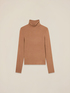 Turtleneck cashmere-blend t-shirt image number 3