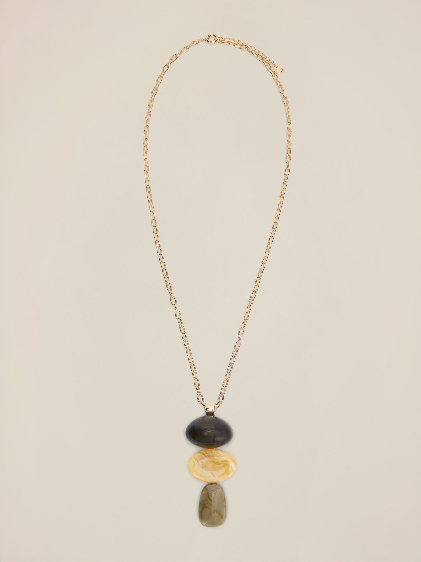 Lange Kette mit Steinen image number 1