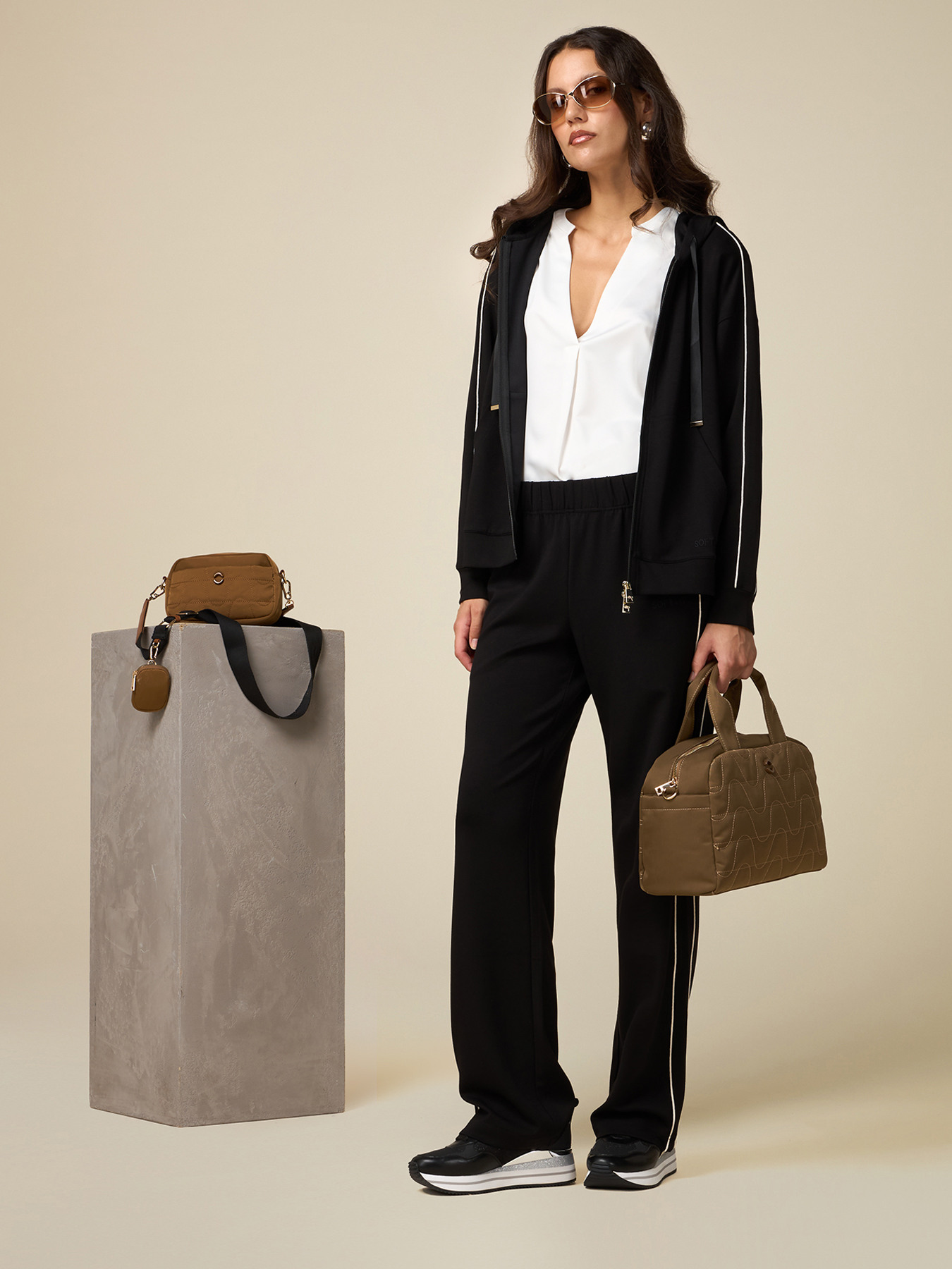 Soft touch joggers image number 0