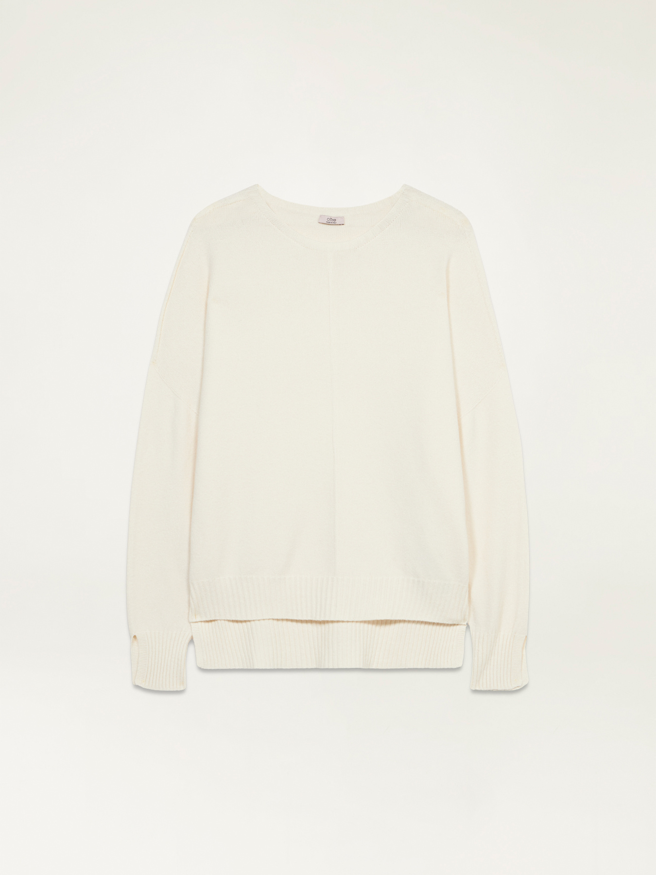 Nahtloser Pullover mit Rundhalsausschnitt image number 3