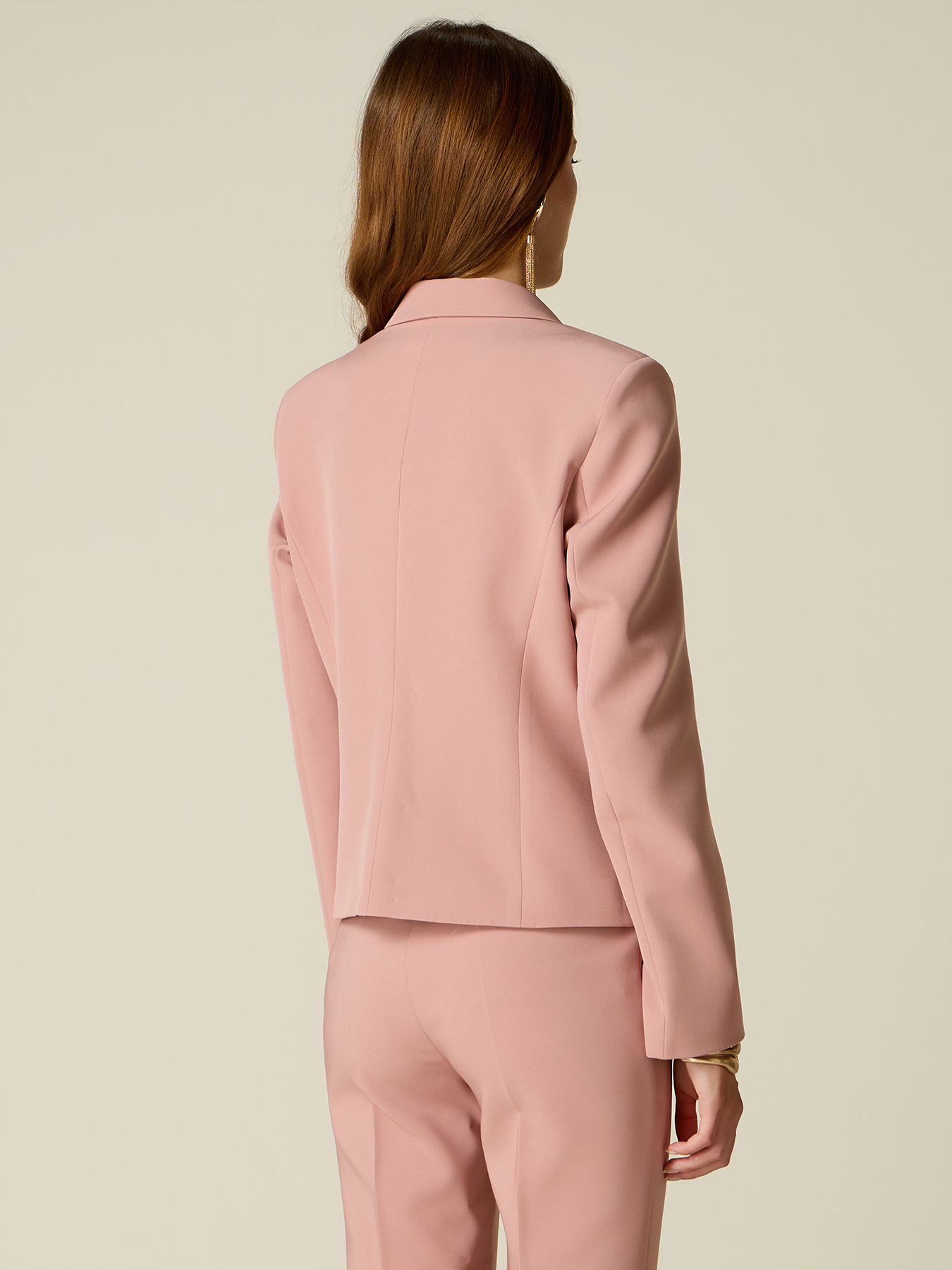 Single-breasted blazer with lapels image number 1