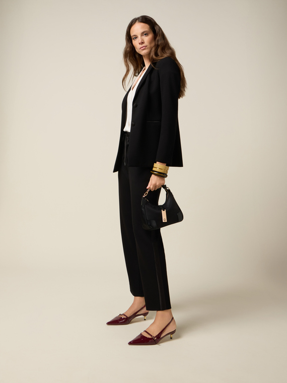 Pantalones jogger de neopreno con cord&oacute;n