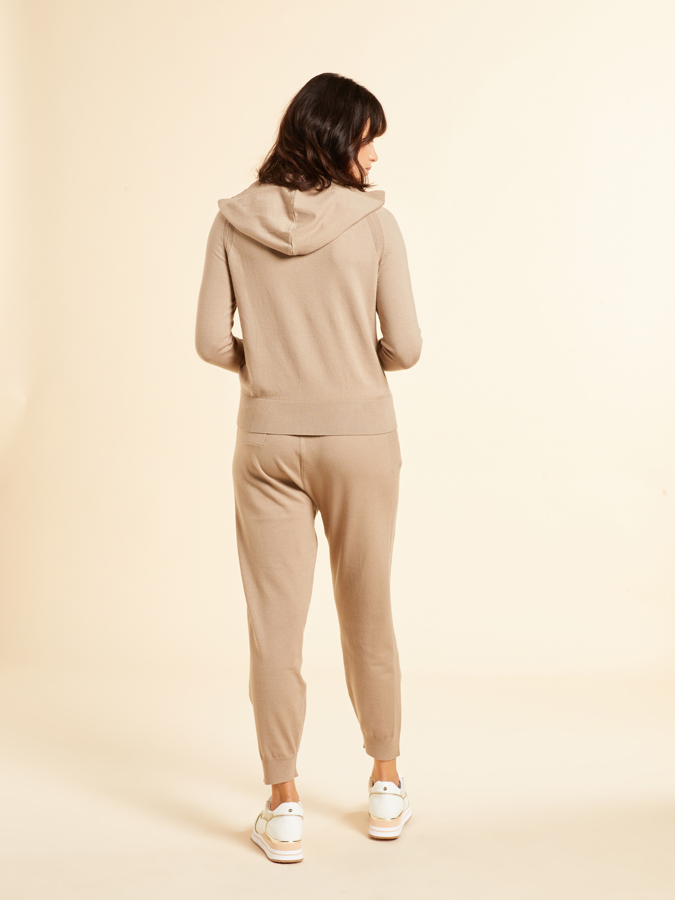 Eco-viscose knit trousers image number 1