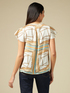 Blusa fantasia foulard image number 1
