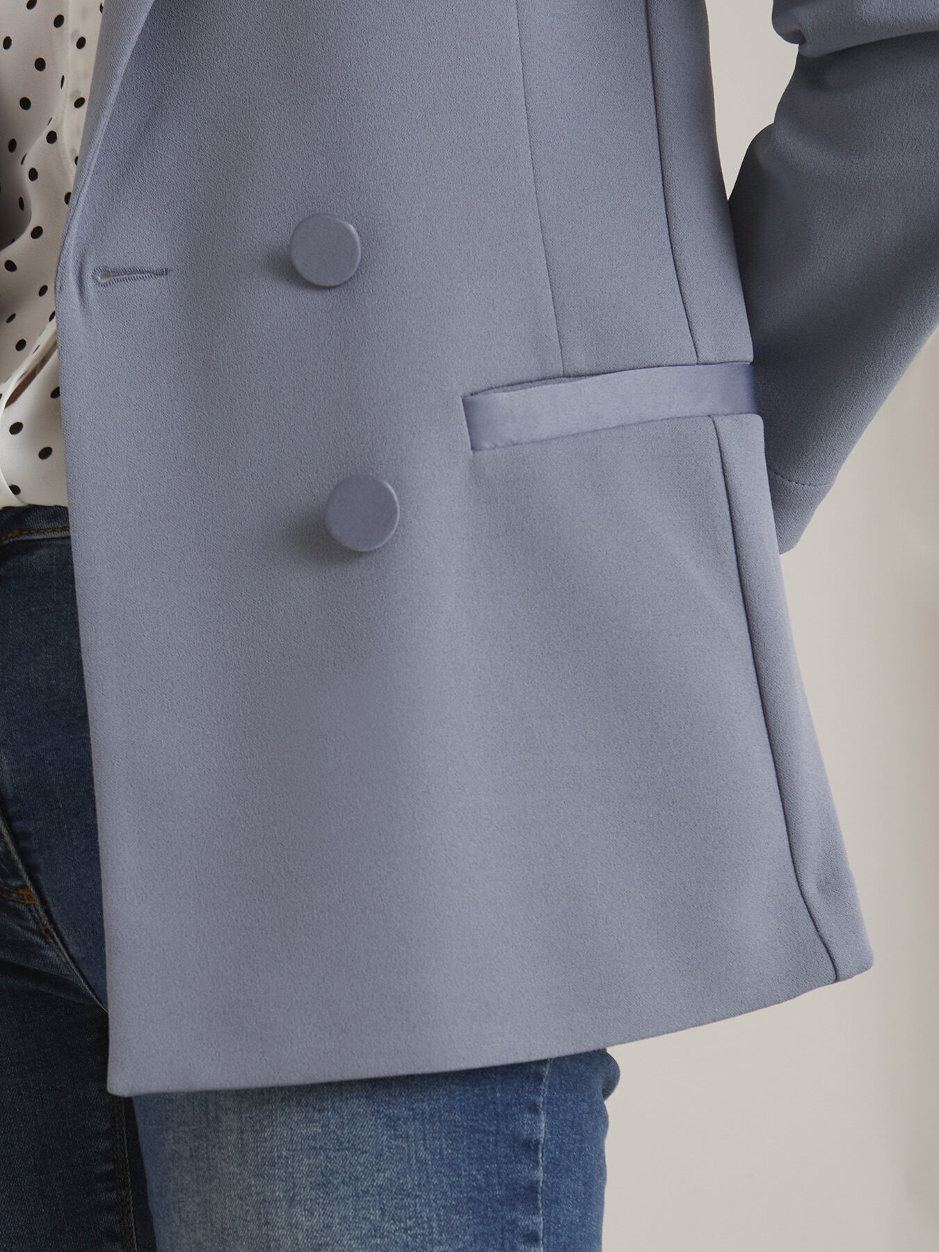 Blazer doble botonadura de cady image number 2