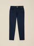 Skinny pants with metal chain image number 4