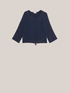 Bluse mit V-Ausschnitt aus Bio-Viskose image number 3