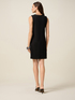 Fluid sheath dress with pockets and buttons image number 1