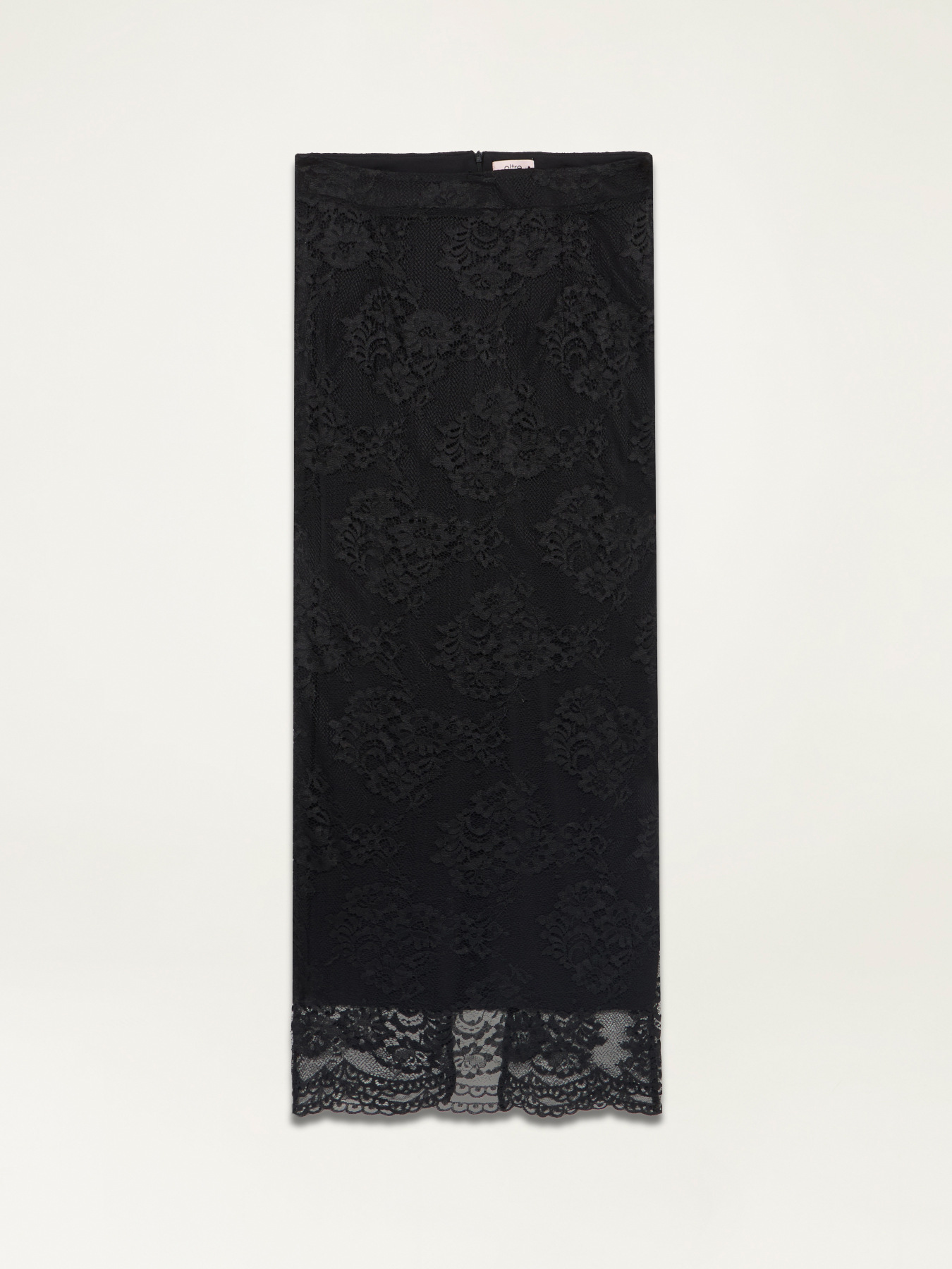 Jupe droite en dentelle image number 4