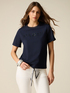 T-shirt with embroidered lettering image number 0