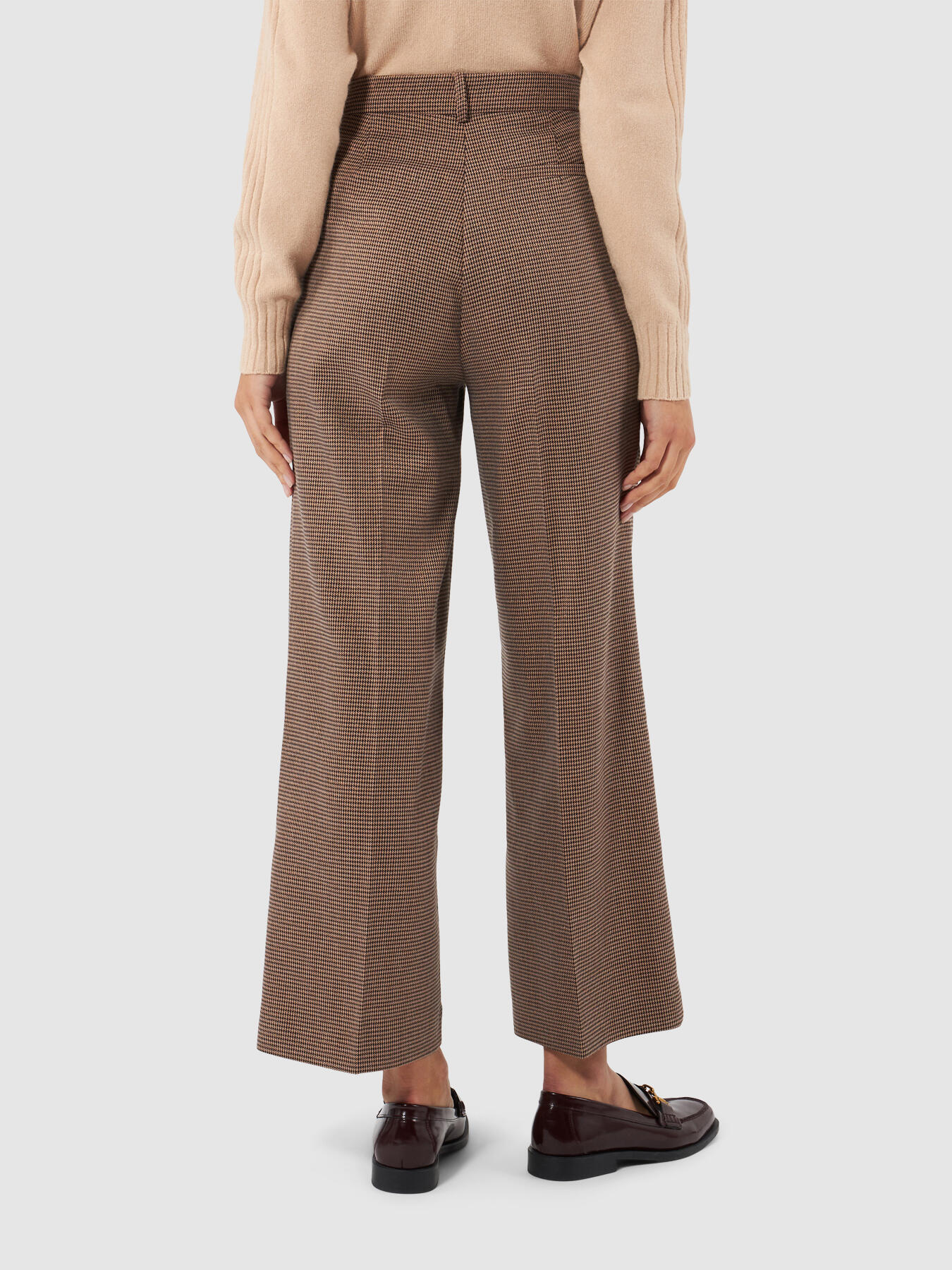 Pantaloni palazzo micro fantasia image number 1