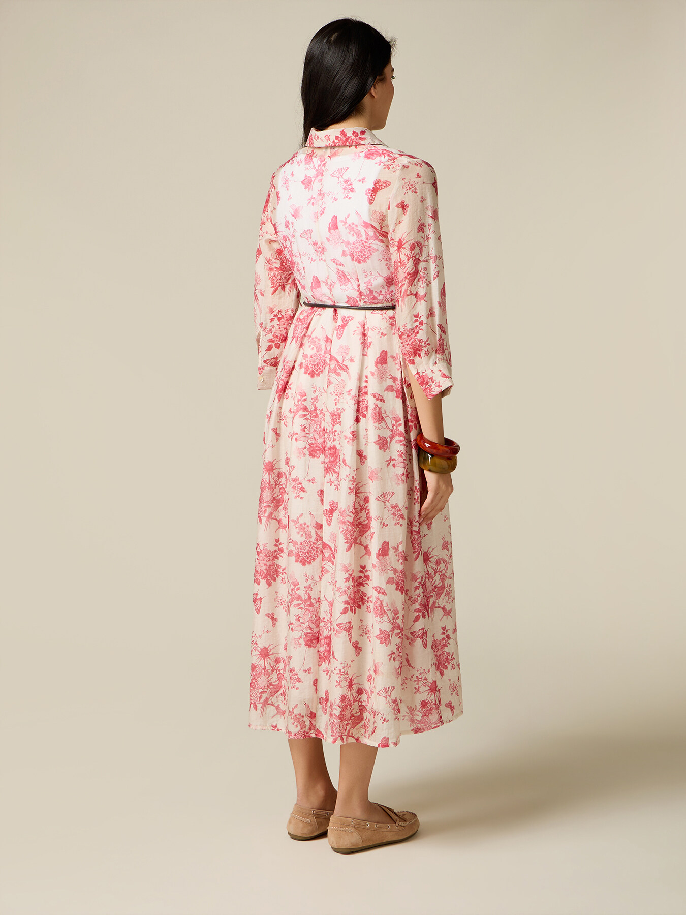 Gemustertes Hemdblusenkleid image number 1