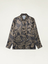 Patterned satin shirt image number 3
