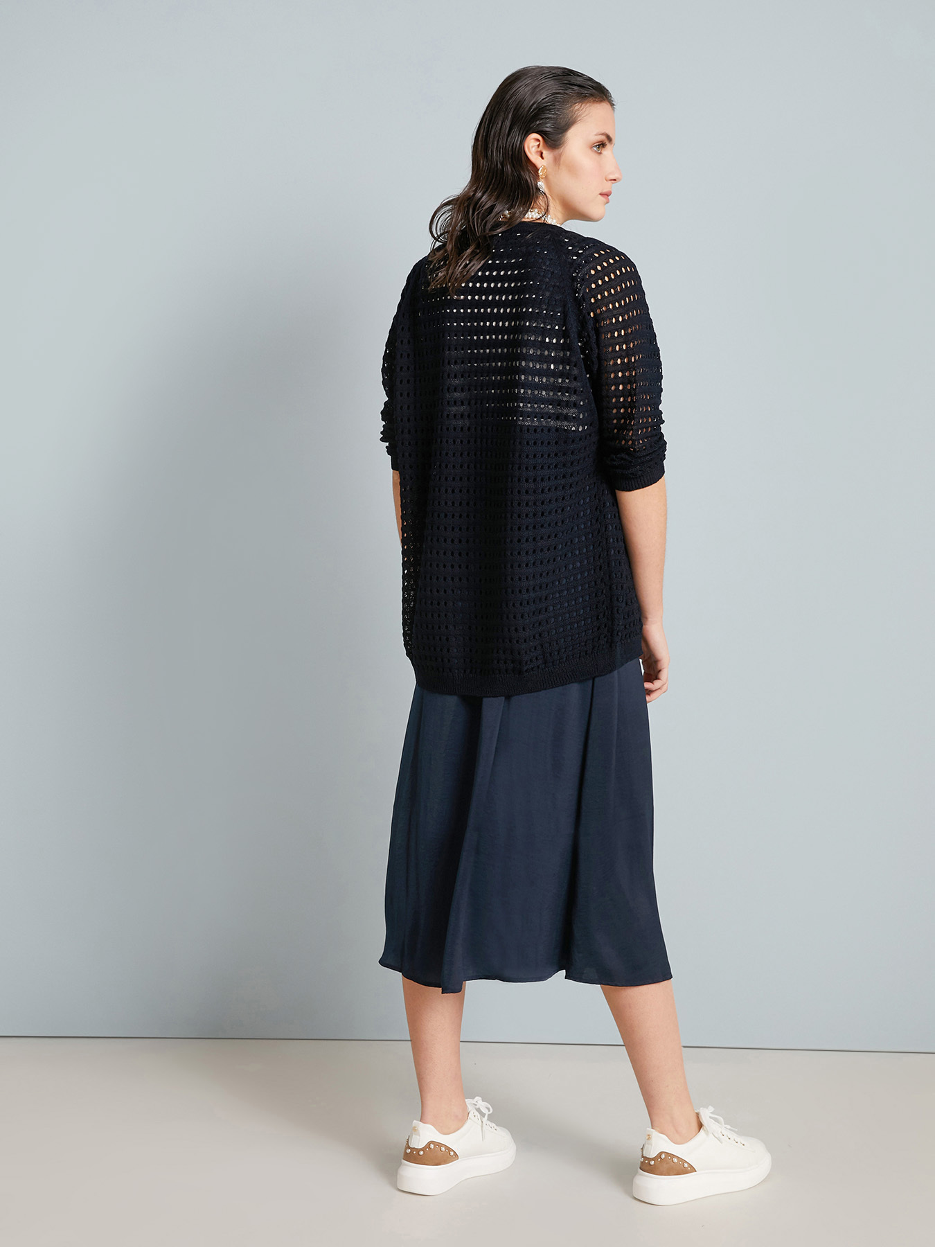 Cardigan ajour&eacute; image number 1