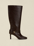 Stivali wide leg con fibbia image number 1