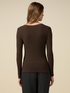 Cashmere-blend keyhole T-shirt image number 1