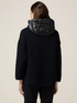 Down jacket with knitted parts image number 1
