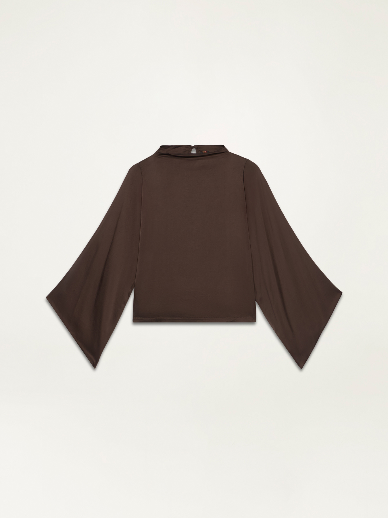 Satinbluse mit weiten &Auml;rmeln image number 3