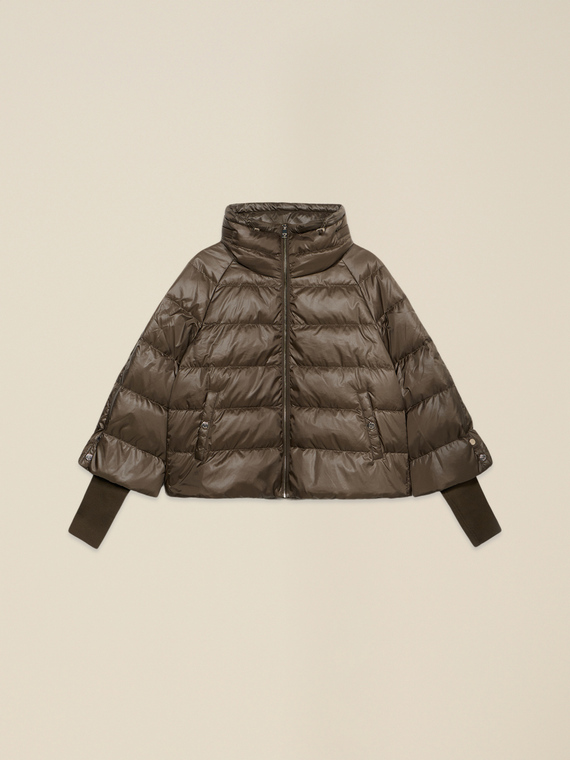 Kurze Daunenjacke aus echter Daune
