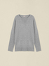 Oversized lurex wool-blend sweater image number 3