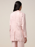 Blazer jacquard con spilla image number 1