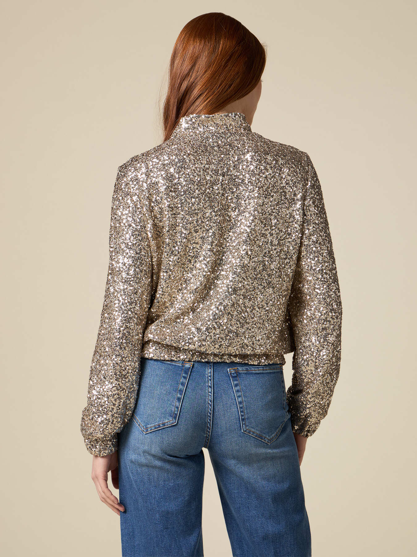 Full-Paillettes-Bomberjacke image number 1