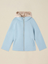 Short scuba coat with quilted panels image number 3