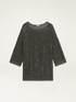 Lurex-Pullover in Netzmuster image number 3