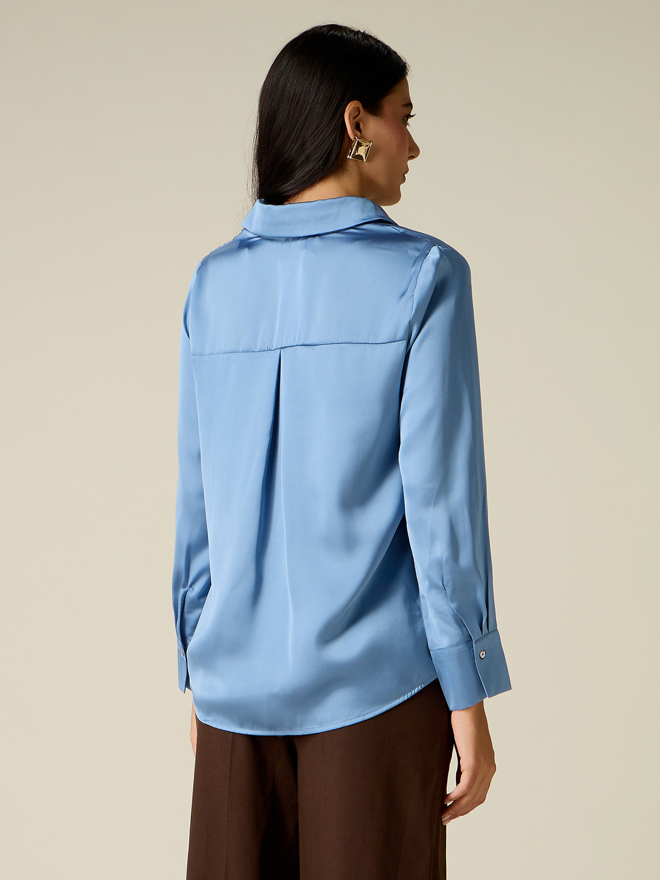 Satin shirt image number 1