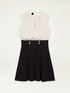Vestido bicolor image number 4
