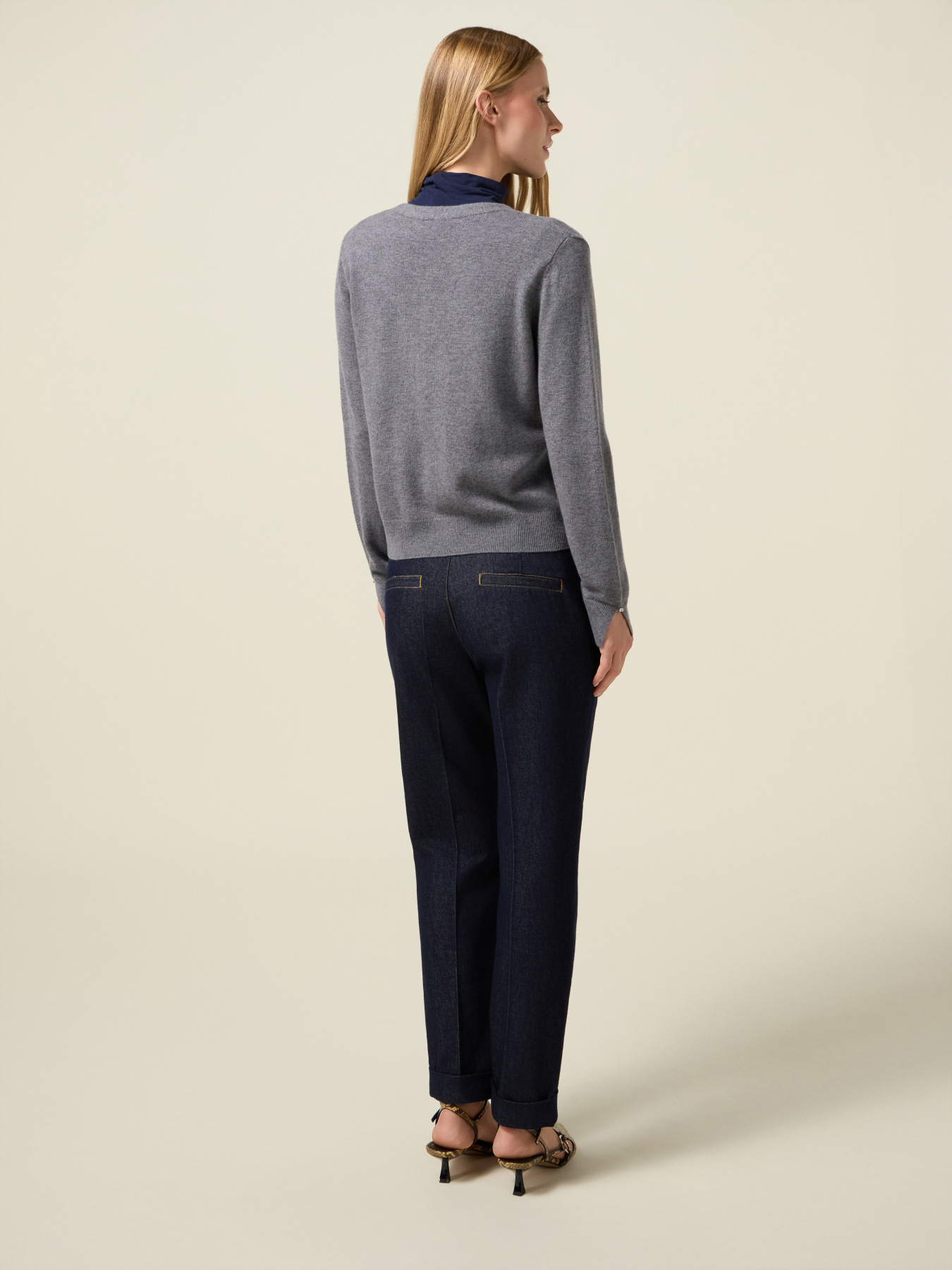 Wool and cashmere cardigan image number 1