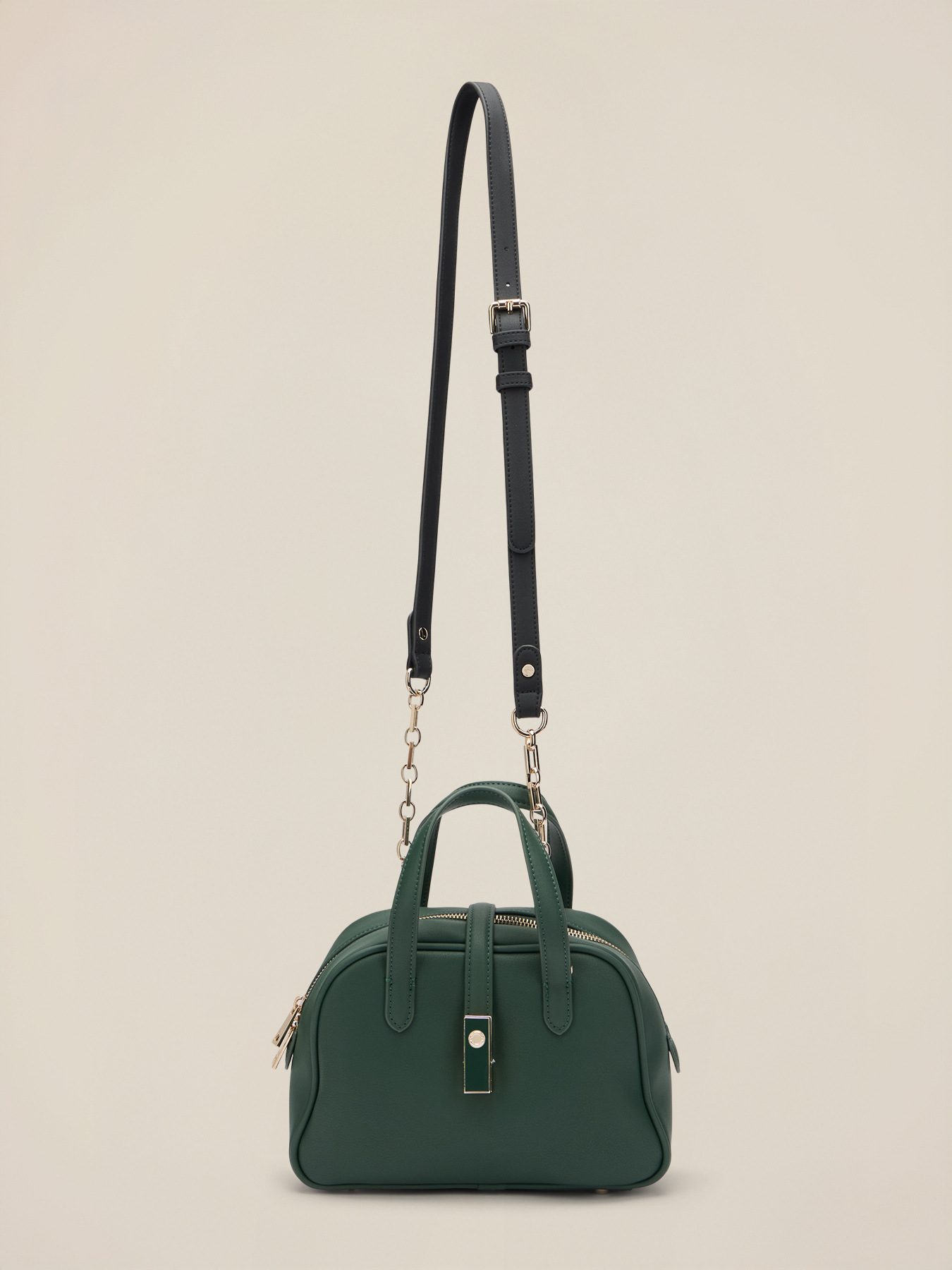 Handbag with metal detail image number 1