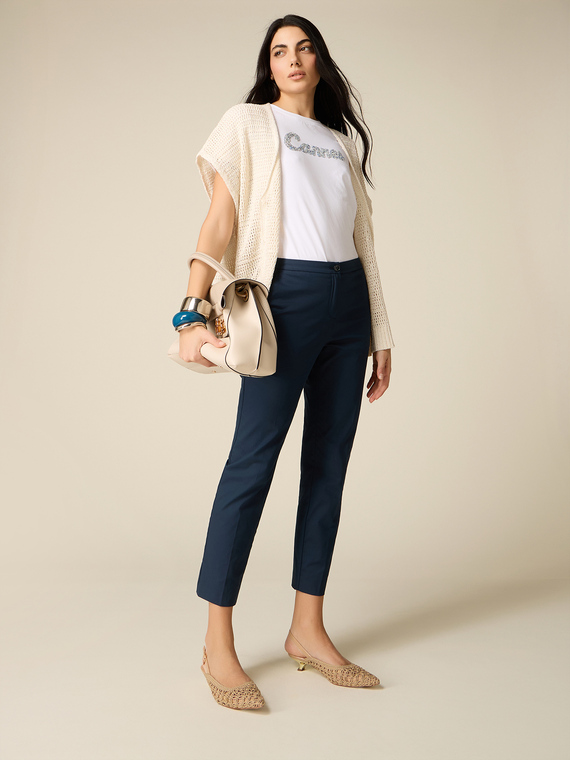 Pantaloni chinos in cotone