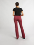 Pantaloni flared London in cotone image number 2