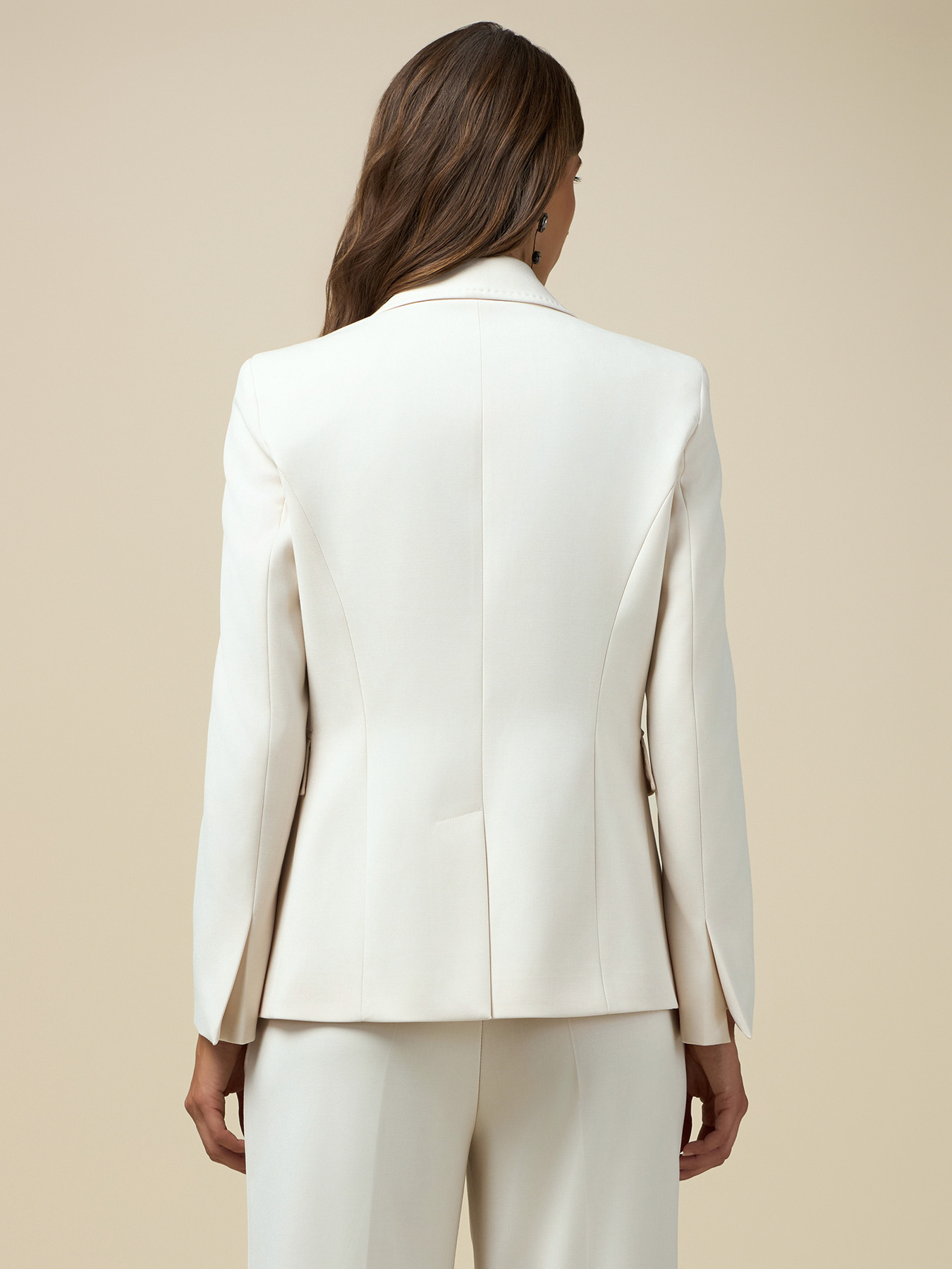 Blazer con pespuntes de tipo sastre image number 2