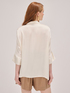 Oversized viscose satin shirt image number 1