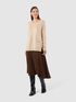 Cashmere blend sweater with breast pockets image number 0
