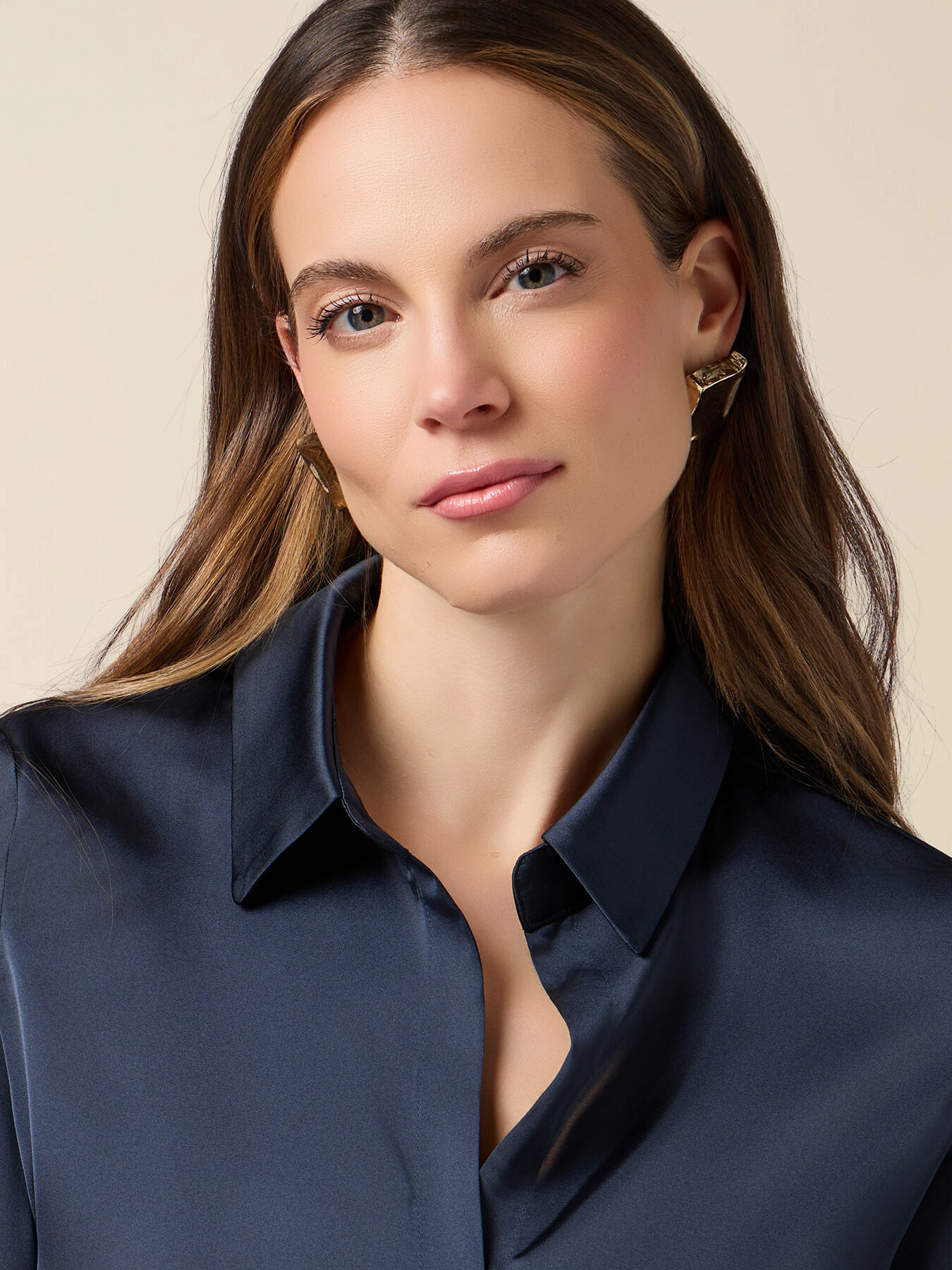 Camicia in raso image number 2