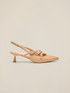 Zapatos de tac&oacute;n slingback con textura trenzada image number 2
