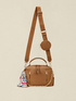 Shoulder bag with scarf, chain and mini pouch image number 0