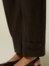 Pantalon palazzo en tissu enduit image number 2