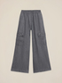 Pantalon cargo en tencel avec pierres image number 4