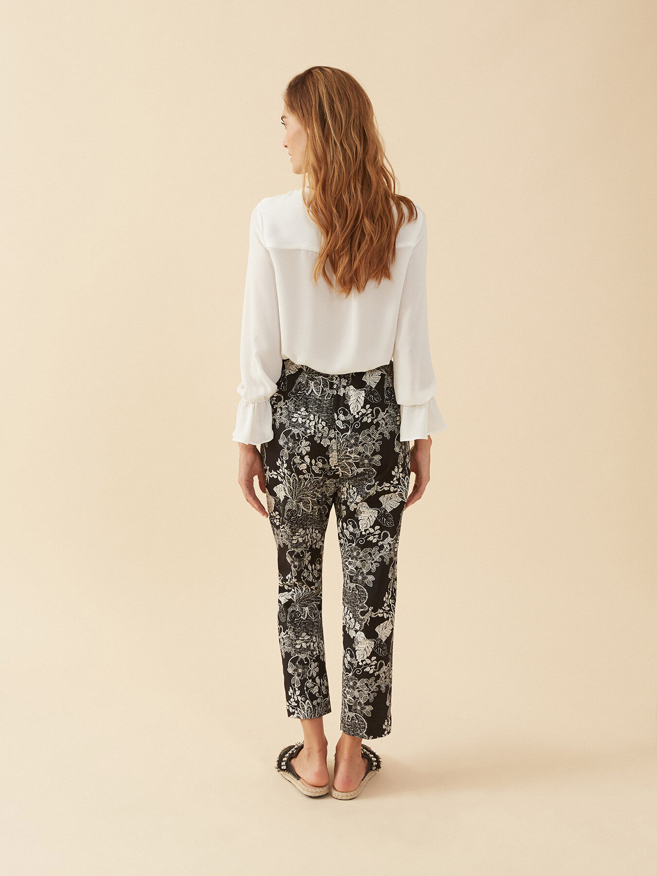 Joggers mit Blumenmuster aus Baumwolle image number 1