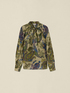 Patterned blouse with tie bow image number 3