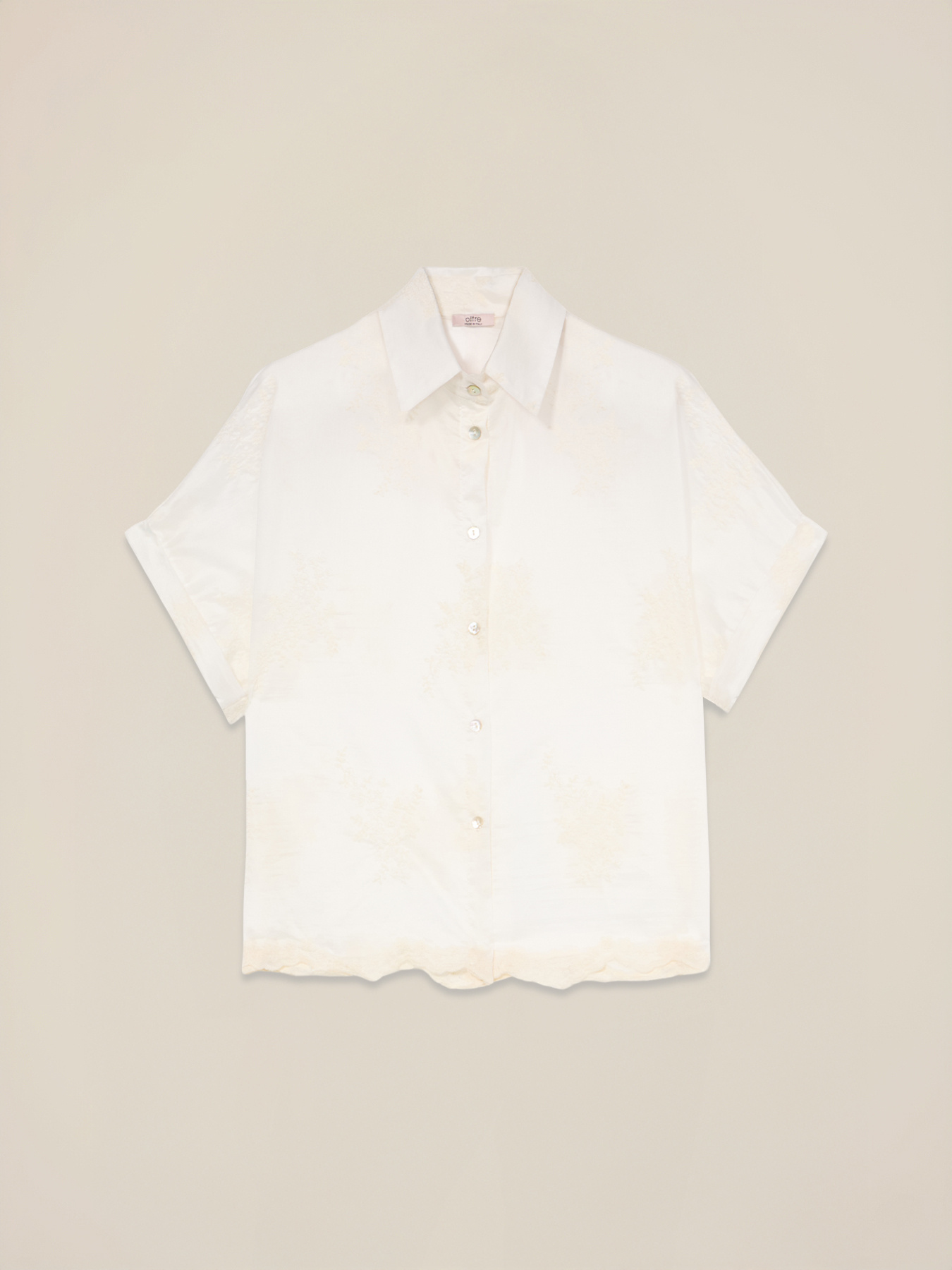 Camicia in voile con ricami image number 4