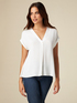Blusa in viscosa cr&ecirc;pe image number 0