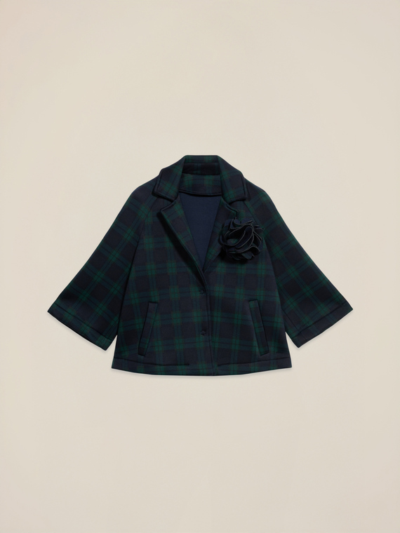 Scuba cape with brooch