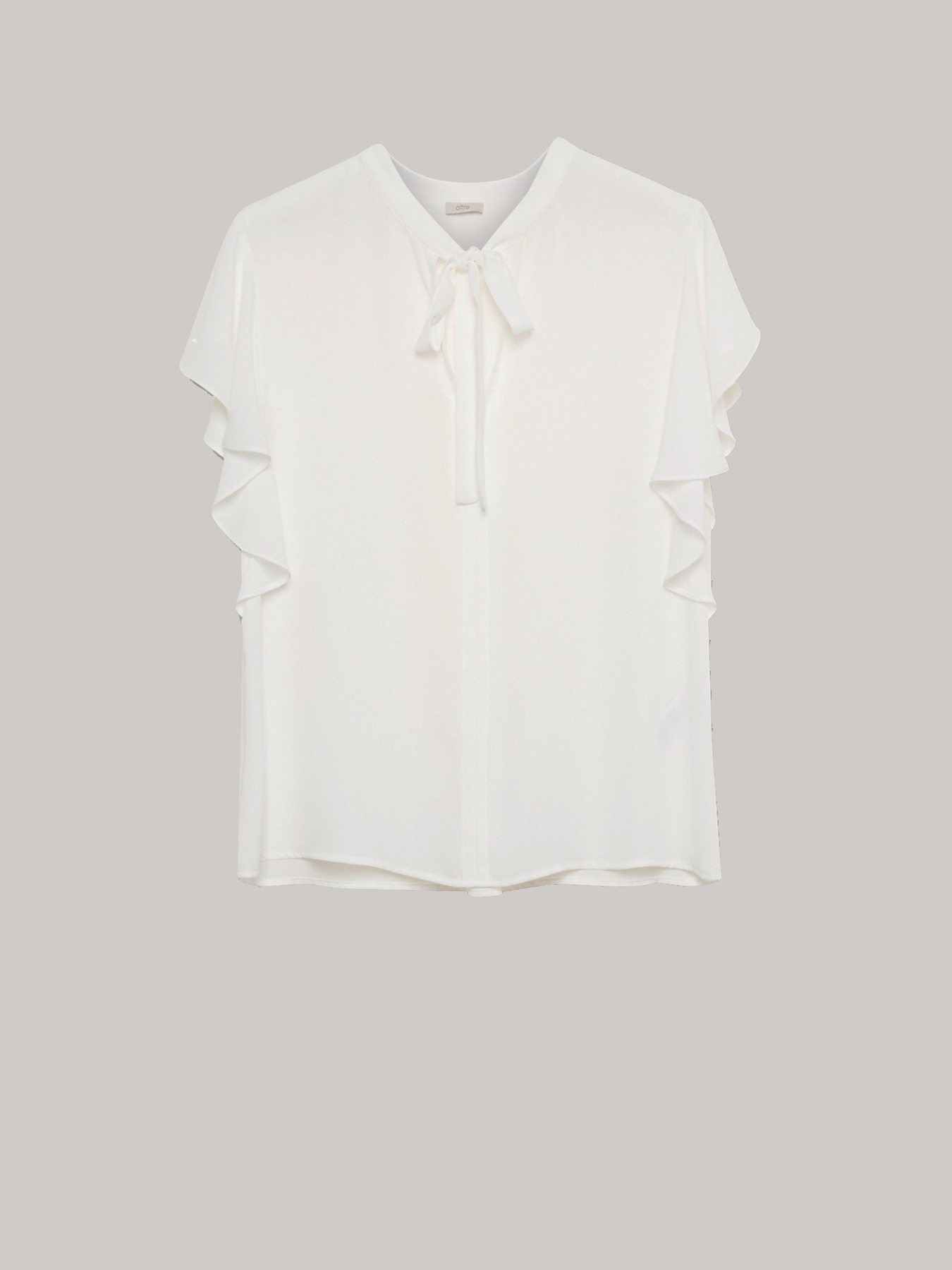 Bluse mit Volant image number 3