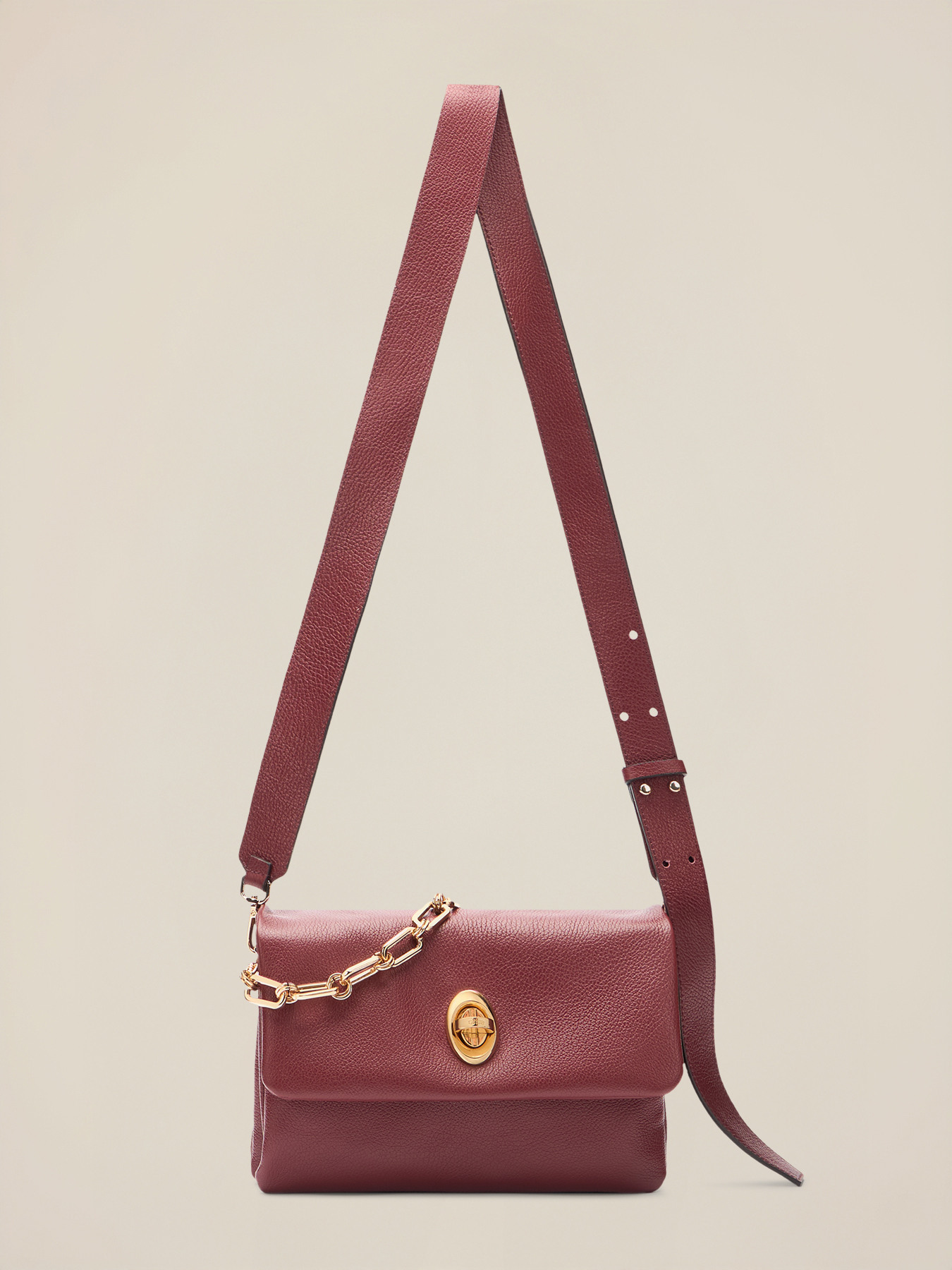 Bolso bandolera peque&ntilde;o de cuero genuino image number 1