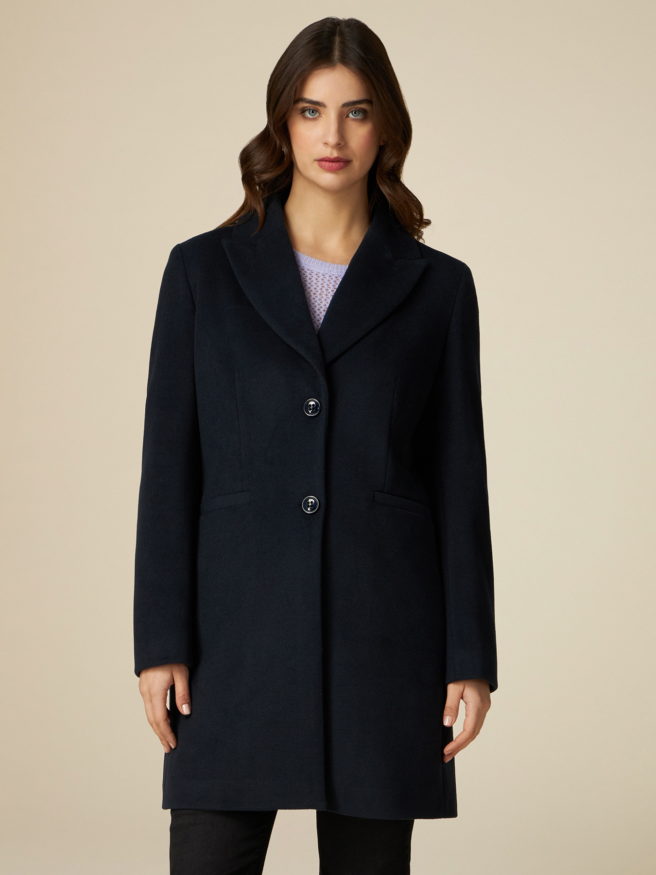 Manteau &agrave; simple boutonnage image number 0